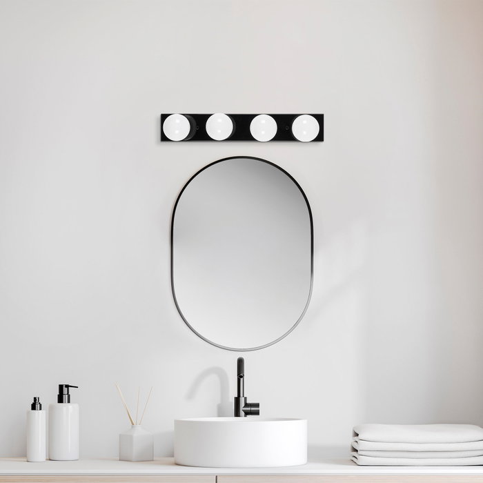 Opviq Mirro - 12240 Aplique de pared industrial negro